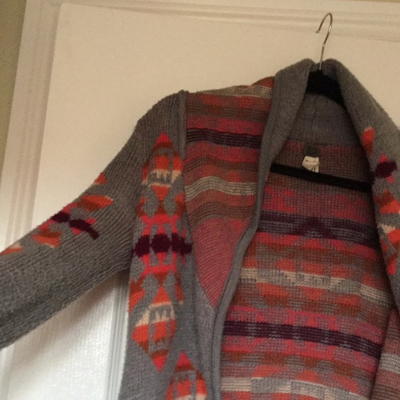 Free people we the free aztec sweater wool xs 0 2 - Picture 3 of 7